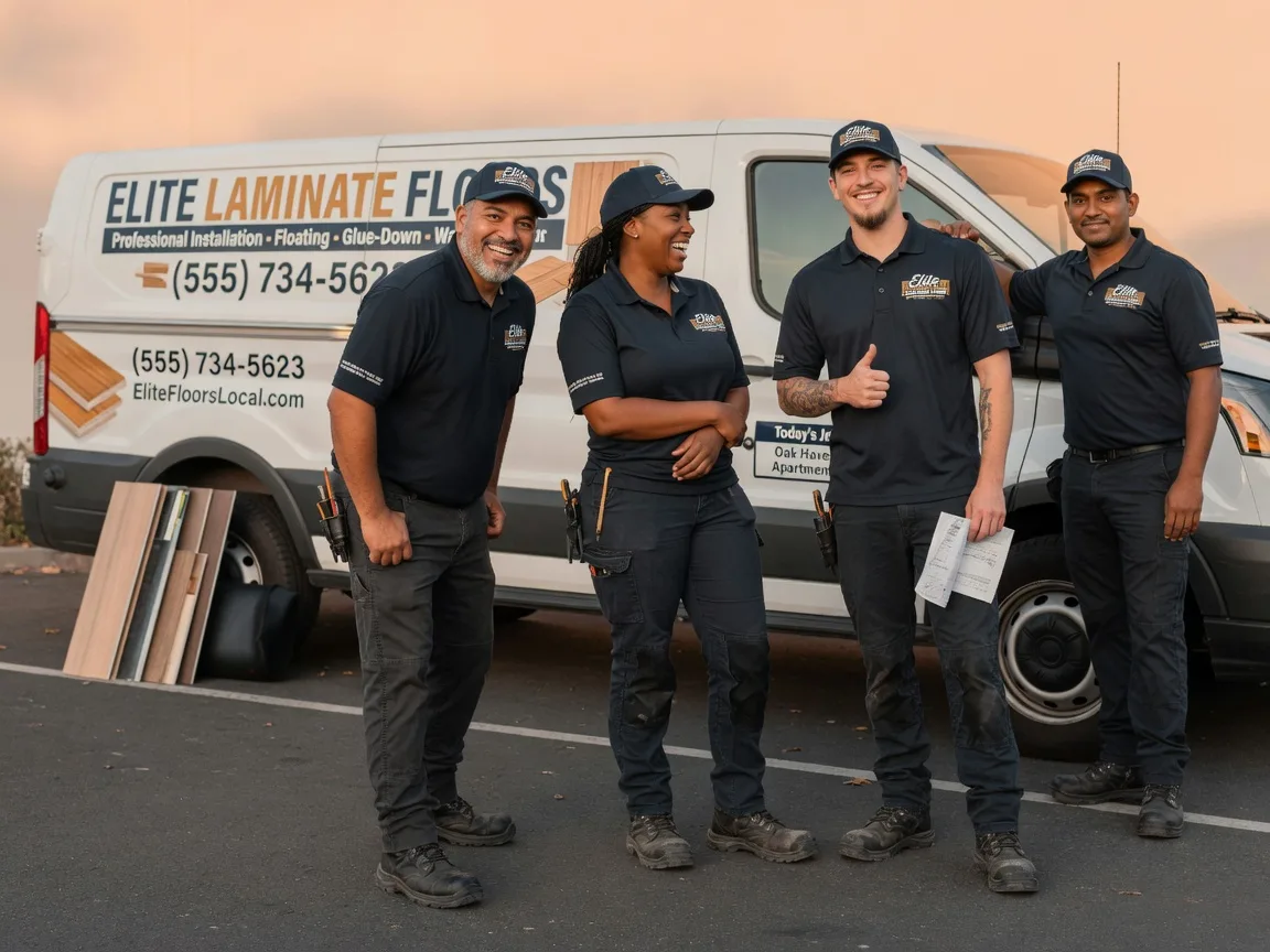 Laminate flooring installation company in Dublin, OH